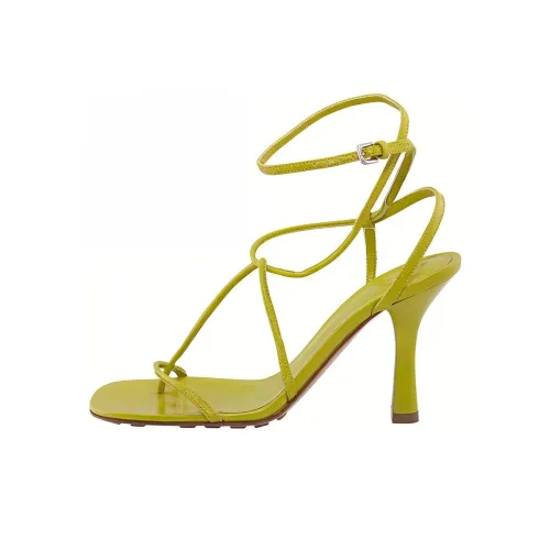 Bottega Veneta Strap Sandals 10cm Women's Yellow