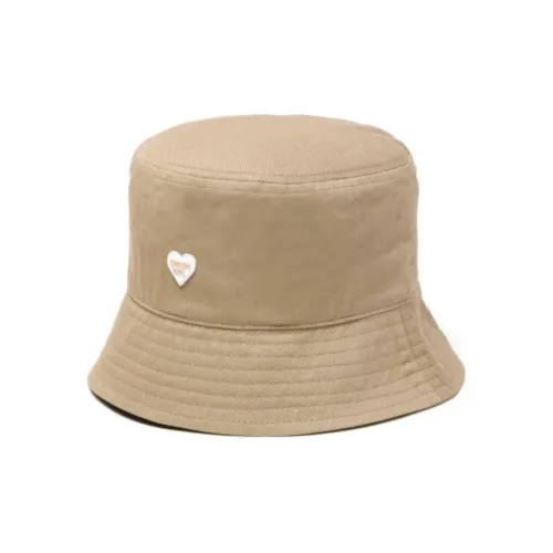 :CHOCOOLATE Cotton Bucket Hats Unisex Beige