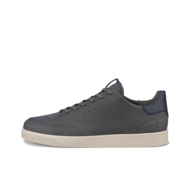 Ecco Low Top Skateboard Shoes Men's Gray-0