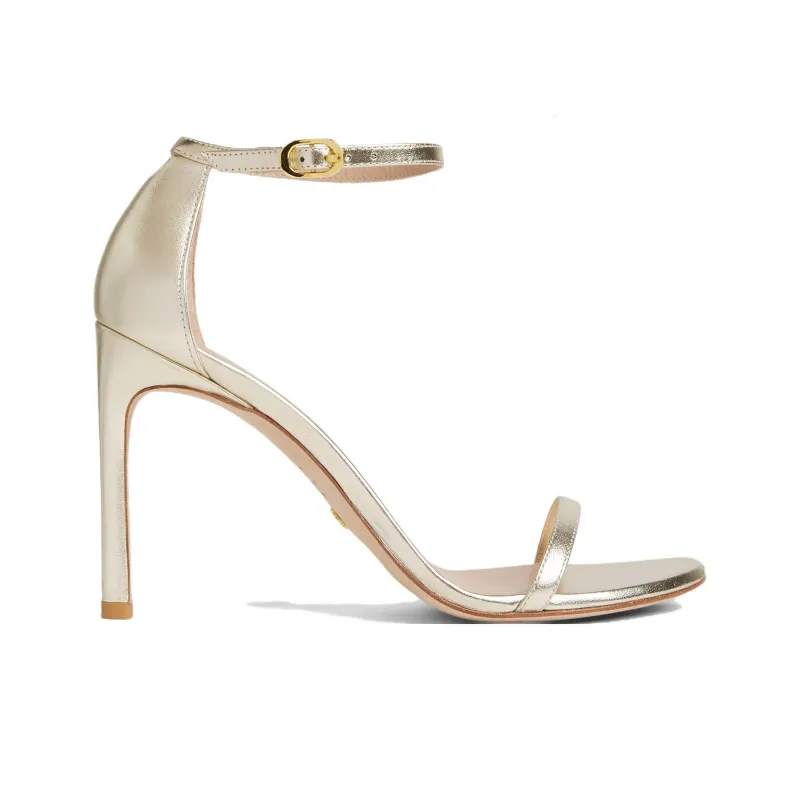 Stuart Weitzman/SW Nudistsong Strap Sandals 10.5cm Women's Gold-1