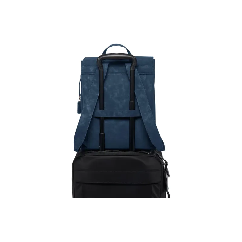 TUMI Leather Backpack Women's Blue-2