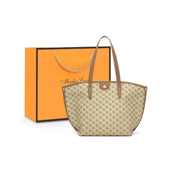 MashaLanti PVC And Synthetic Leather Shoulder Bag Regular Women's Apricot