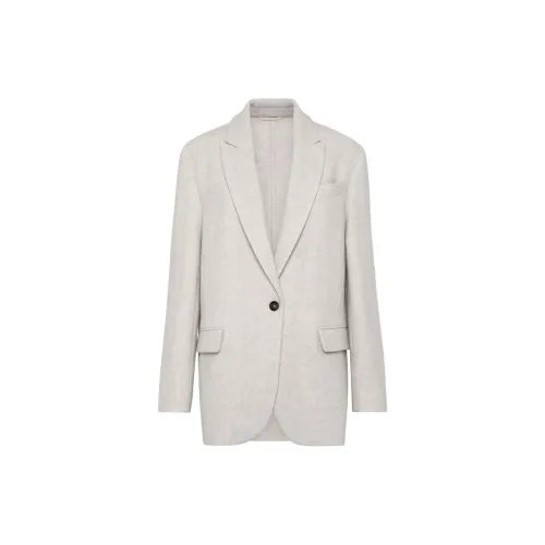 Brunello Cucinelli Business Suits Women's White