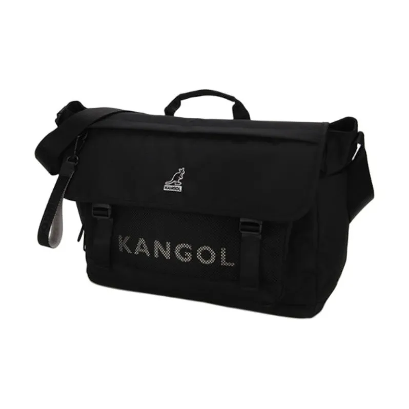 KANGOL Nylon Messenger Bag Shoulder Bag Crossbody Bag Unisex Black-1