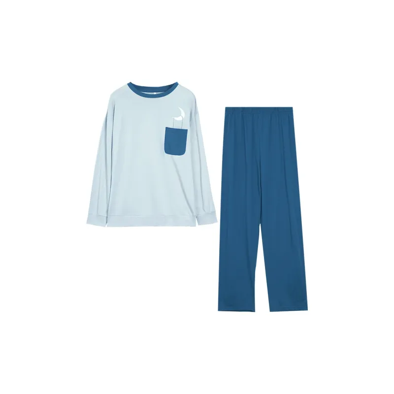 Red Beans At Home Pajama Set Men's-1