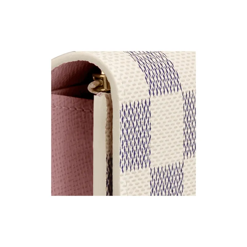 LOUIS VUITTON CHRISTOPHER Cow Leather Wallet Women's White-6