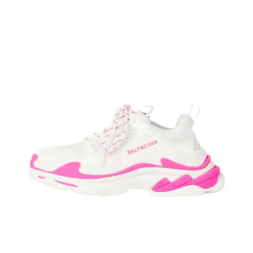 Balenciaga Triple S Fluo Pink White Women's