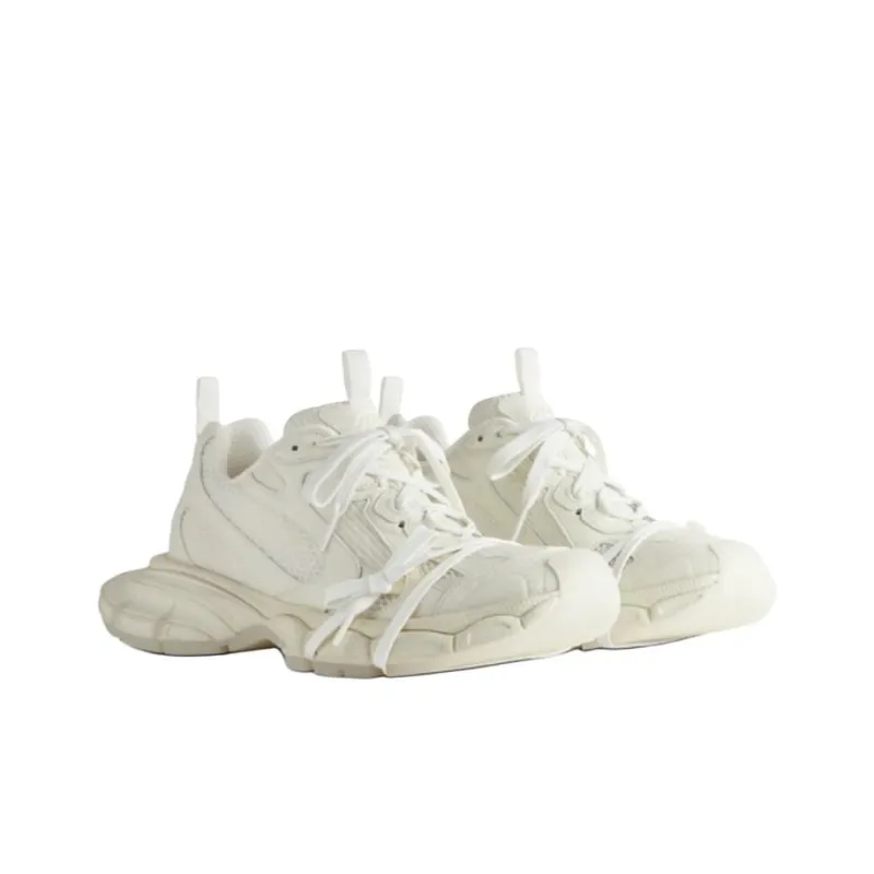 Balenciaga 3XL Low-Top Chunky Sneakers Women's White-2