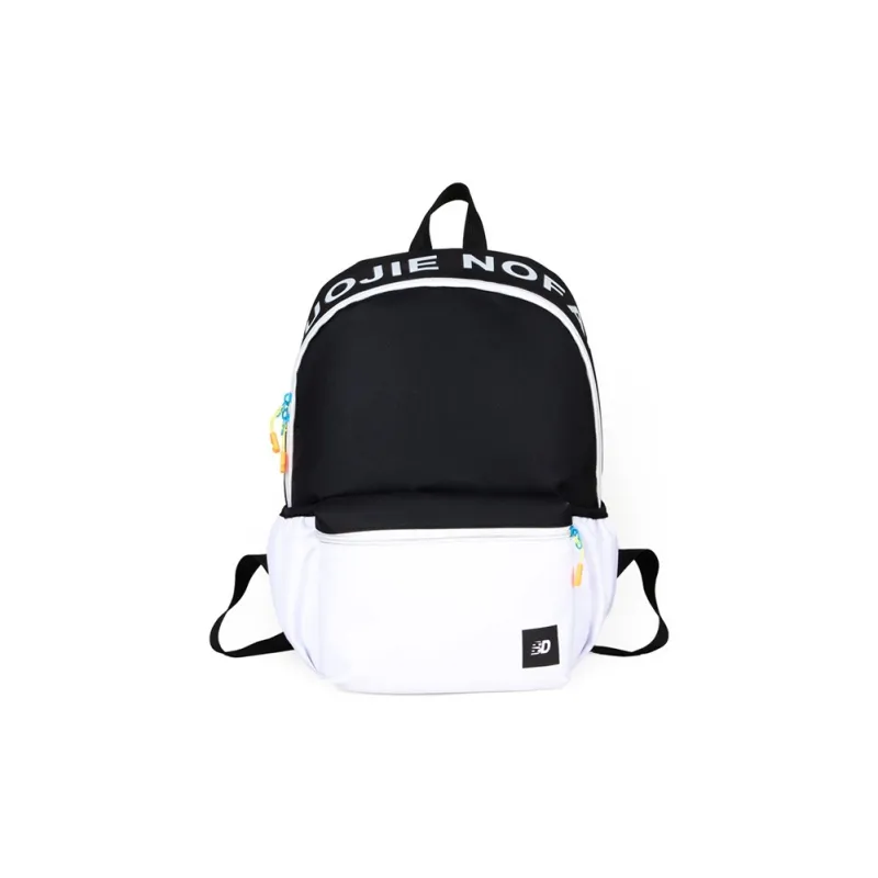 BAODIDAISHU Nylon Backpack Regular Unisex White/Pink/Yellow/Green/Blue-4