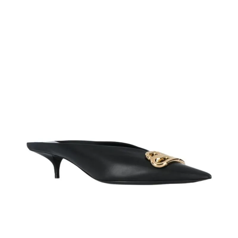 Balenciaga Square Knife BB 40mm Mules-2