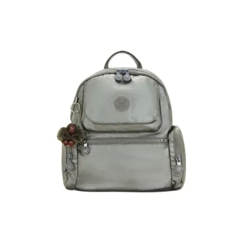 Kipling Polyamide Backpack Medium Size Unisex Moonlight Gray