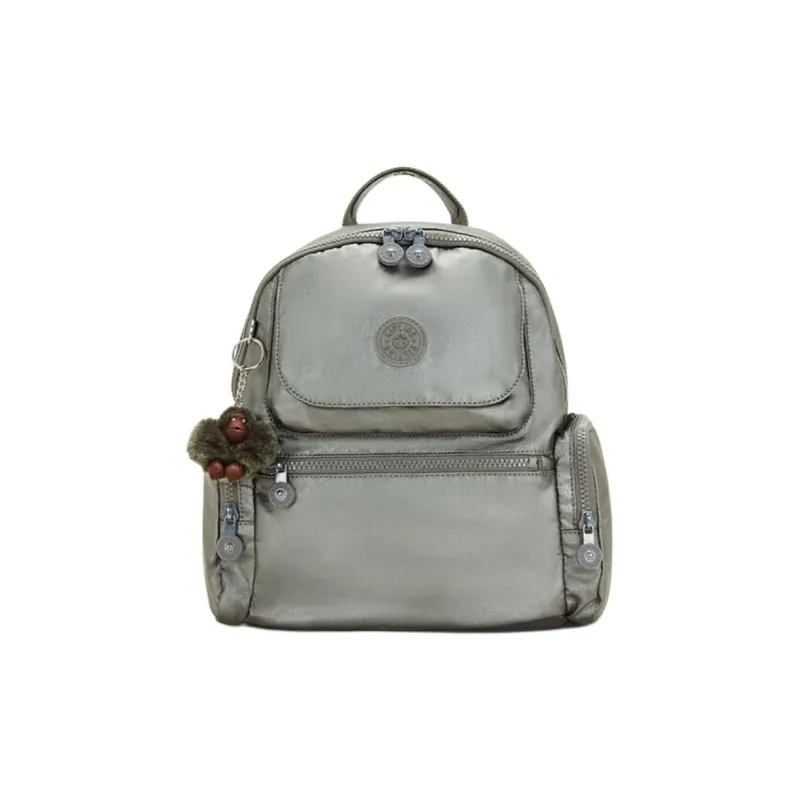 Kipling Polyamide Backpack Medium Size Unisex Moonlight Gray-0