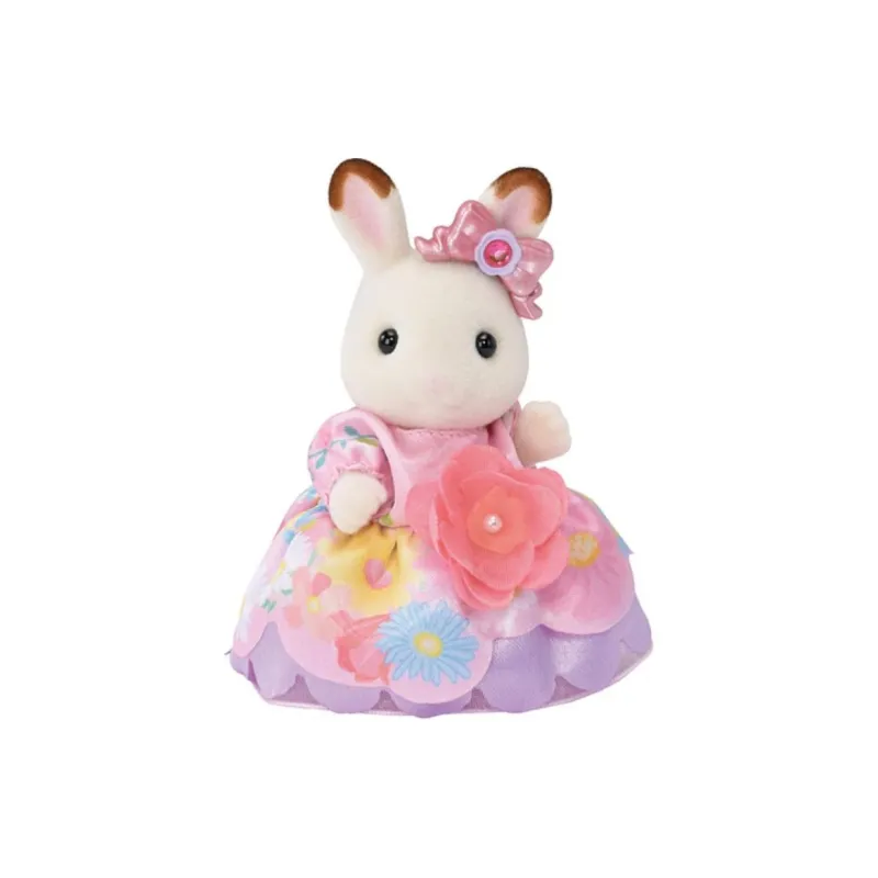 Sylvanian Families Flower Princess Set Dolls Plush Doll 7cm High-4