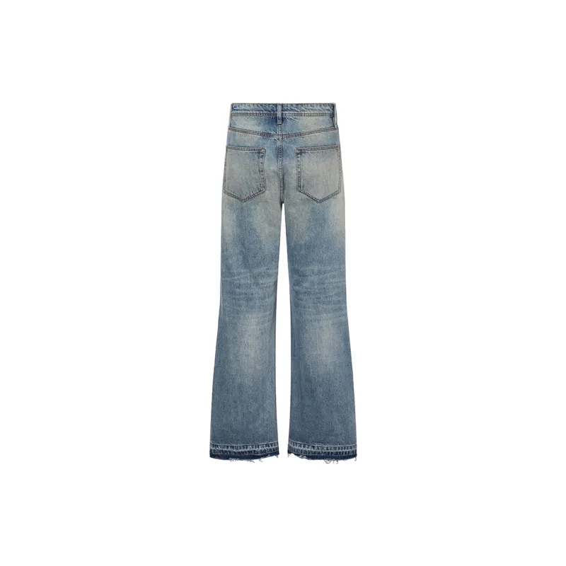 ROCAWEAR Jeans Unisex Washed Denim Blue-1