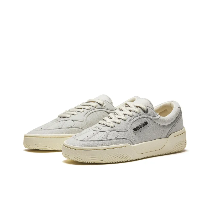 Anta Owen Hélà TRIBE Cushioning, Wear Resistant Low Top Skateboard Shoes Unisex Light Gray-2