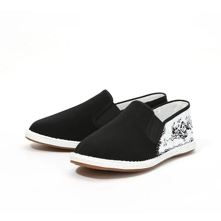 Old Meihua Casual Shoes Men's Black-1