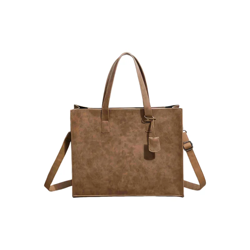 LETOO PU Shoulder Bag Regular Men's Black/Khaki/Matte Gray/Gray Coffee-2