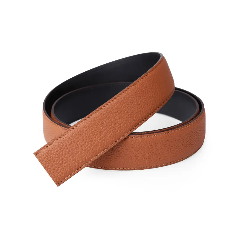 Jaylen Oos Compatible With Smooth Buckle/Pin Buckle/Automatic Buckle Cow Leather Leather Belts Men's Black 3.5cm/3.8cm-27
