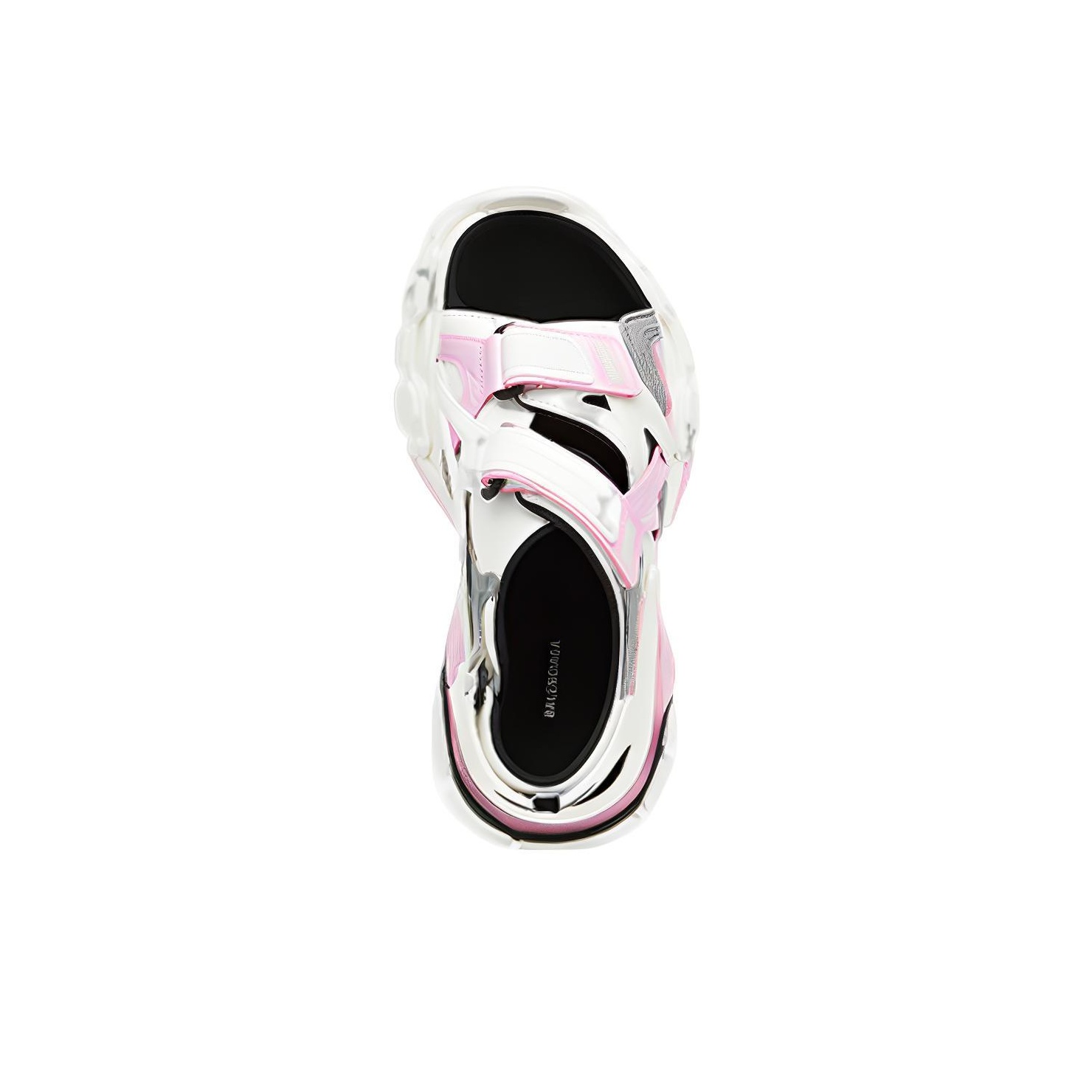 Balenciaga Women s Track Sandal White Pink Grey POIZON