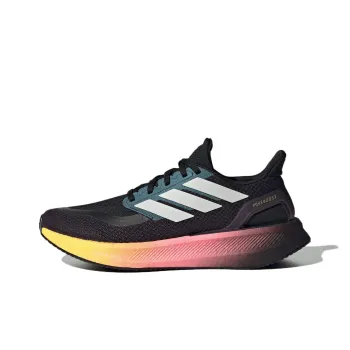 Adidas PUREBOOST 5 Cushioning, Slip Resistant, And Abrasion Resistant Low Top Casual Running Shoes Women's Black Silver