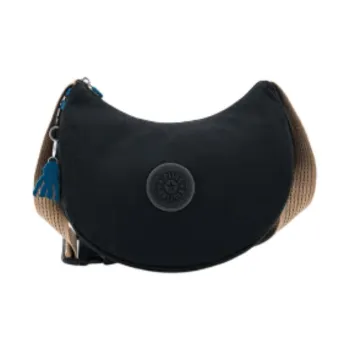 Kipling Polyamide Crossbody Bag, Shoulder Bag Women's Black Beige