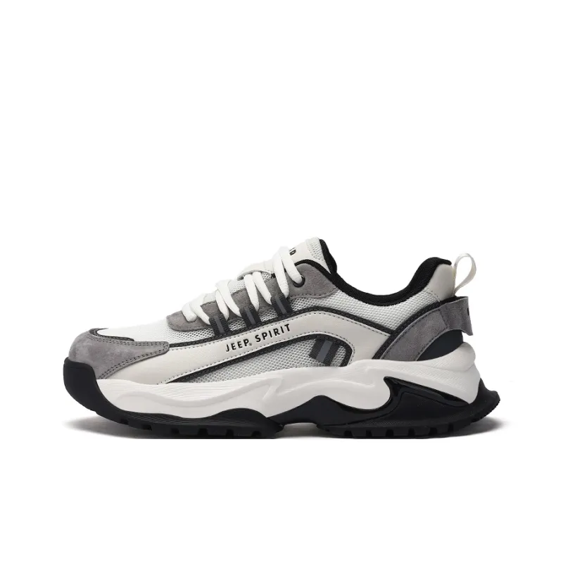 JEEP SPIRIT Anti-Slip And Wear-Resistant Breathable Low-Top Casual Shoes Men's-63