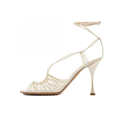 Bottega Veneta Stylish Sandal 10cm Women's Ivory White