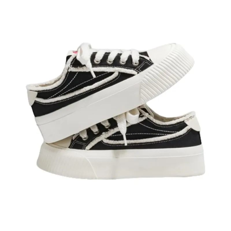 Warrior Wear Resistant Slip Resistant Low Top Canvas Shoes Women's Black-4