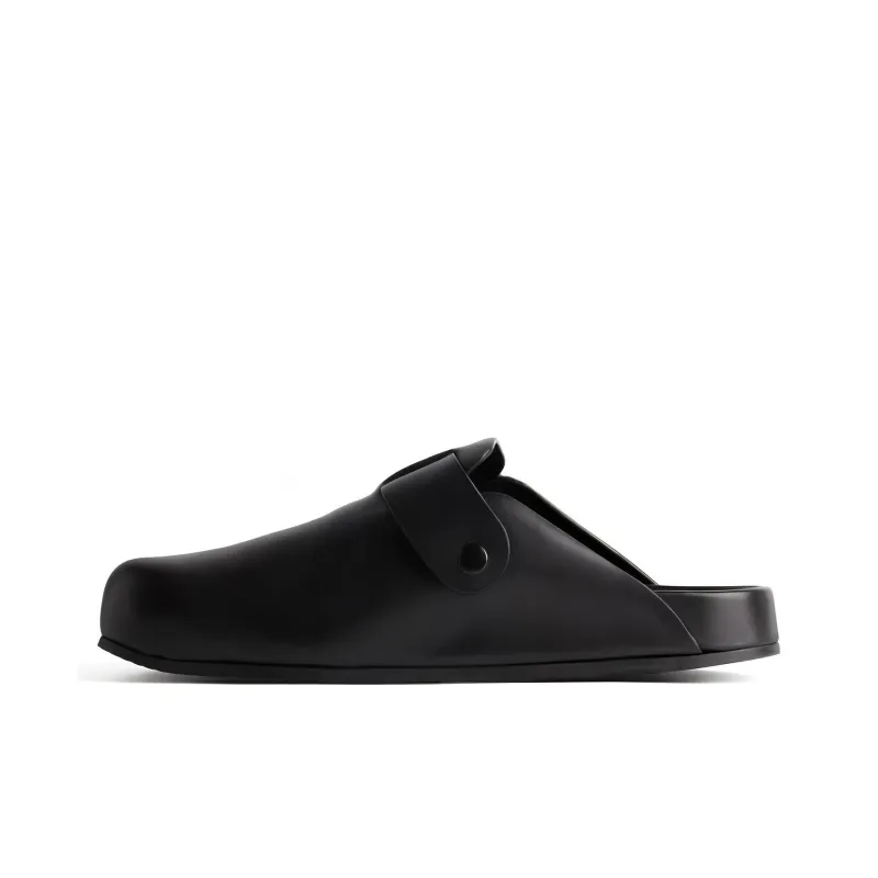 Balenciaga leather slippers best sale