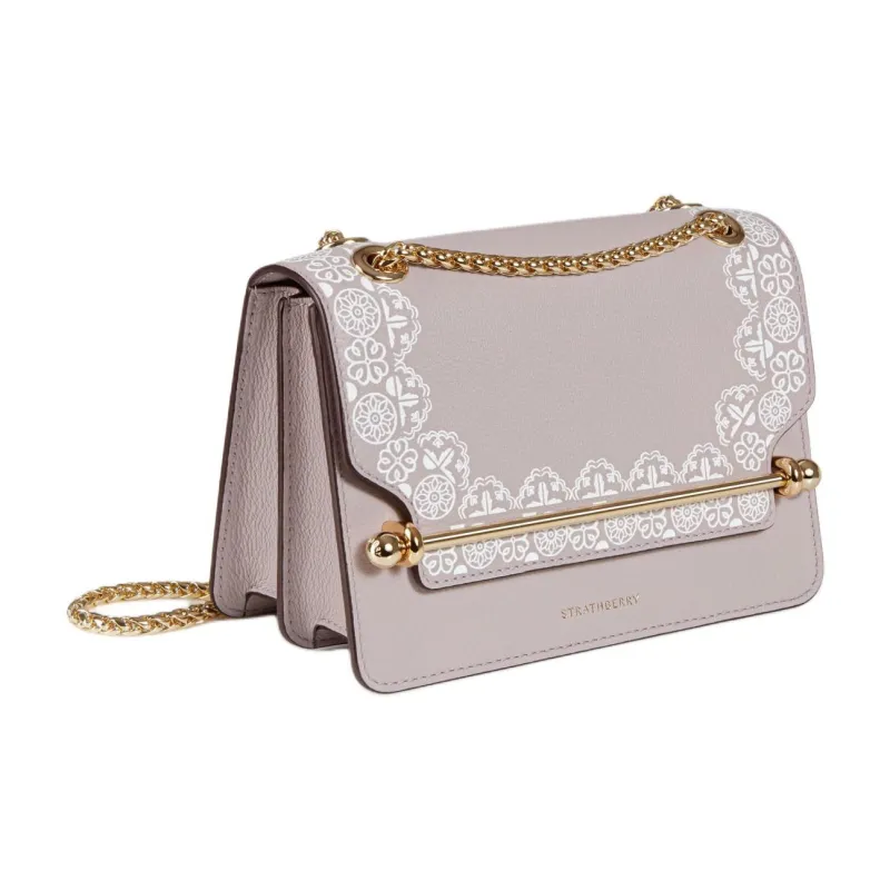 Strathberry Calfskin Shoulder Bag Crossbody Bag Mini Women's Light Purple-1