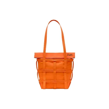 Nike Sportswear Electric Cargo Reversible 12L Tote Bag Total Orange/Black