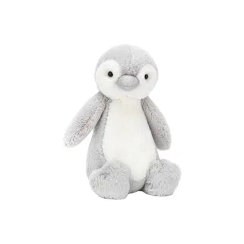 JELLYCAT Shy Sparkling Penguin Dolls Plush Doll 22cm Height In Sitting Posture