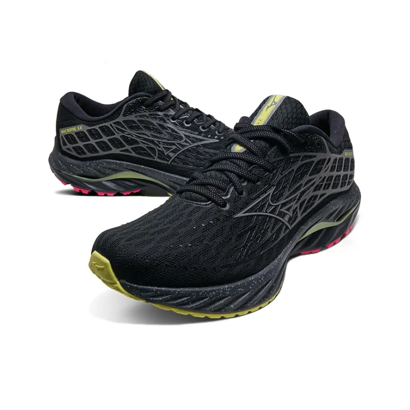 Mizuno Wave Inspire 20 'Black Sunny Lime'-2