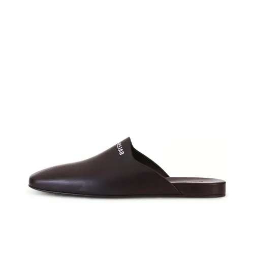 Balenciaga Cosy Mules Black Leather