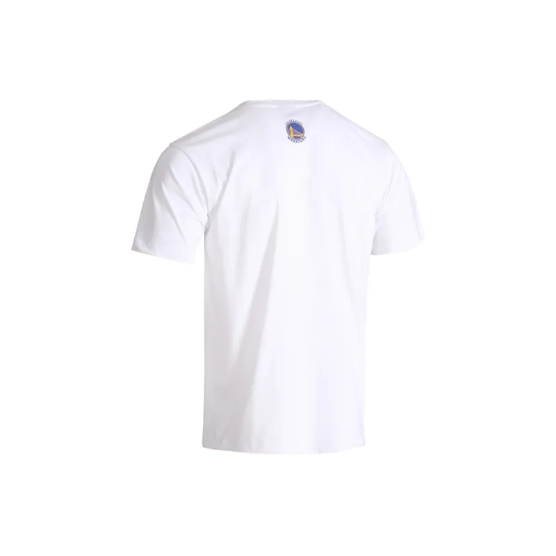 NBA Warriors Team T Shirt Unisex White-1