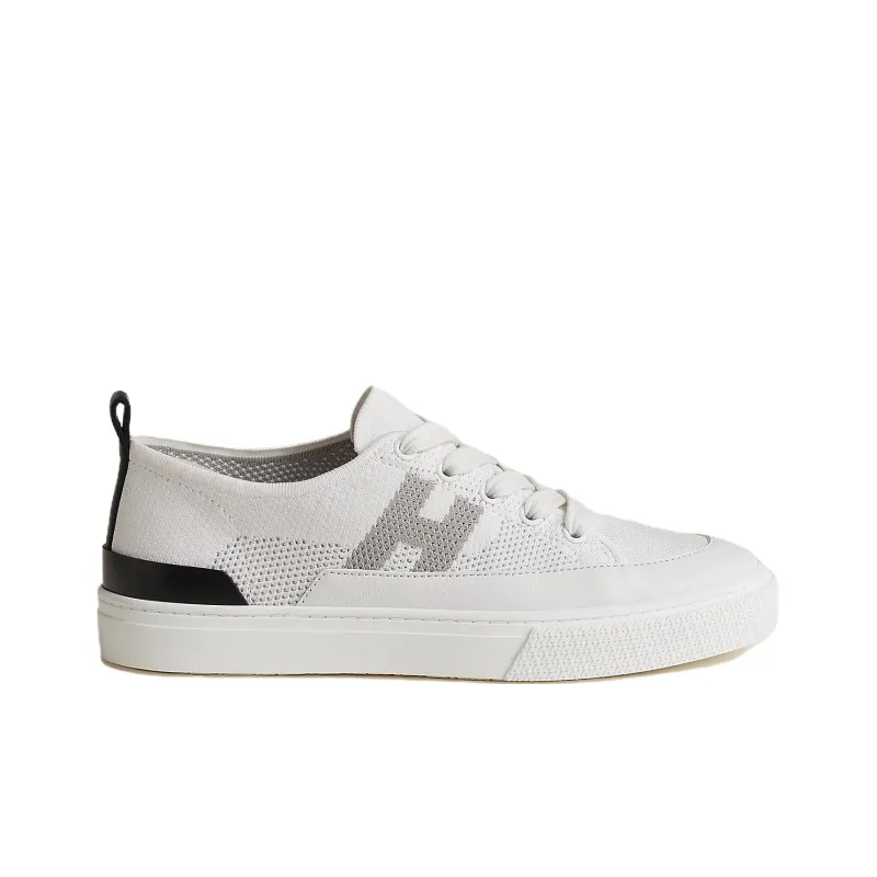 HERMES Deep Low Top Skateboard Shoes Women's White-1