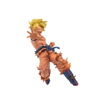 BANPRESTO Dragon Ball Super Drawn By Toyotaro!! Father Son Kamehameha Super Saiyan Son Goku Figure Yellow