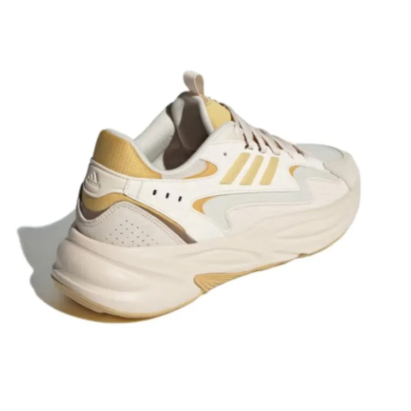 Adidas Ozwave Anti-Slip Wear-Resistant Low-Top Chunky Sneakers Unisex Ivory White-2