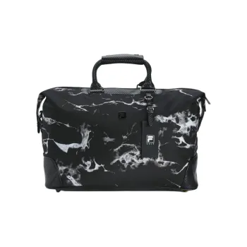 FILA Fabric Golf Boston Bag Portable Travel Bag Extra Small Men's Pitch Black