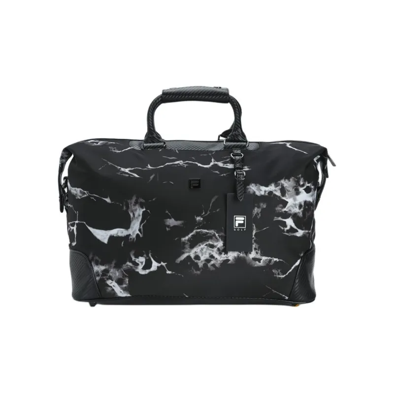 FILA Fabric Golf Boston Bag, Handbag, Travel Bag Extra Small Men's Pitch Black-0