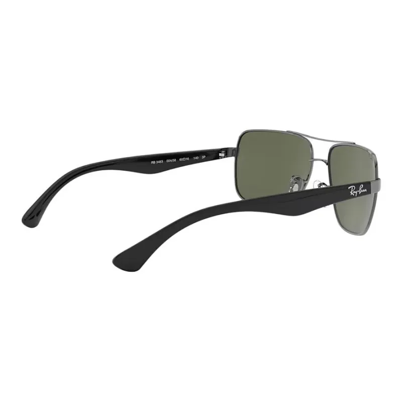 RayBan Metal Aviator Sunglasses Men's Gray-3
