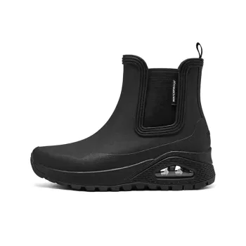 Skechers Street Anti Slip Wear Resistant Mid Top Casual Shoes Women's Black