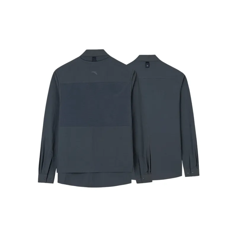 Anta Variety Training Collection Jackets & Coats Men's Men's Gray Clothing-1