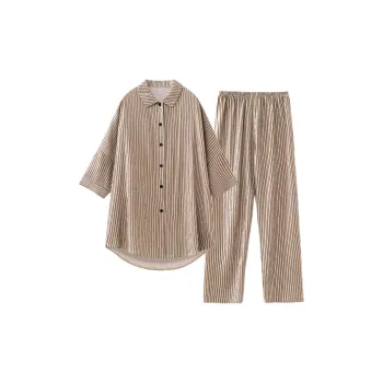 O'MESIK Pajama Set Women's Brown