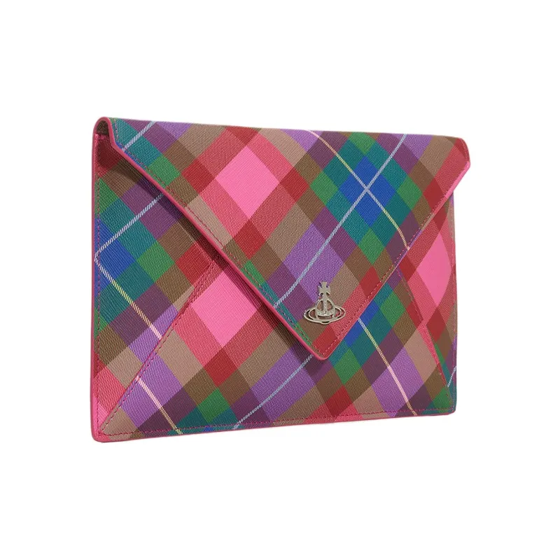 Vivienne Westwood Leather Clutch Women's Candy Color-1
