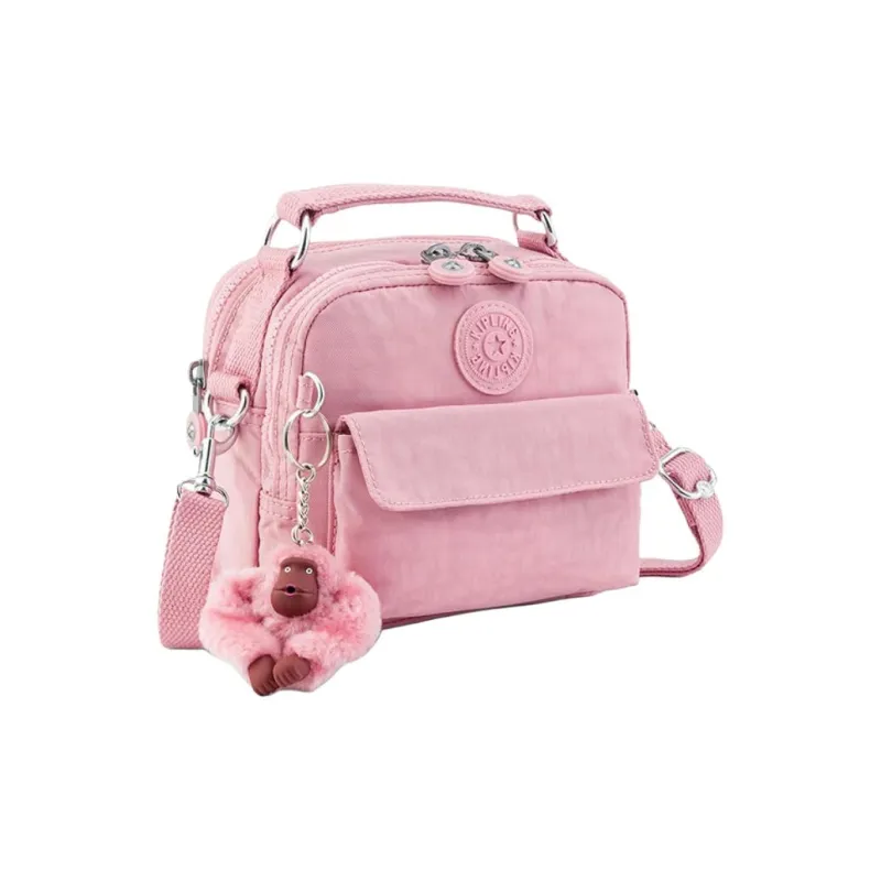 Kipling Polyamide With Nylon Handbag, Shoulder Bag, Crossbody Bag Mini Women's Light Pink-1