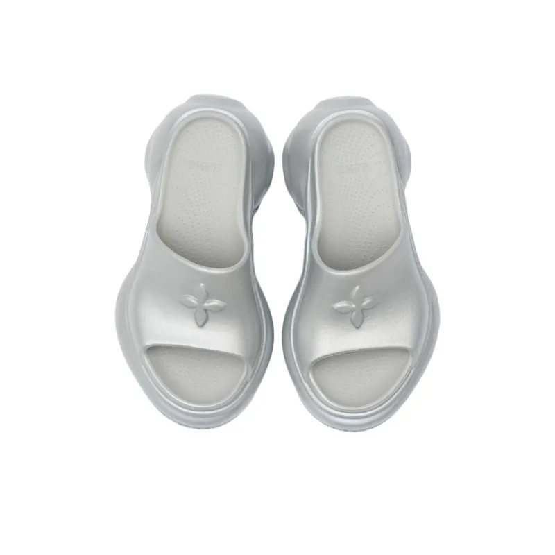 SMFK Abrasion Resistant Slide Slippers Women's Starry Silver-2