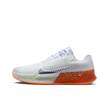 Nike Air Zoom Vapor 11 Anti Slip Wear Resistant Low Top Tennis Shoes Men's White Orange Black