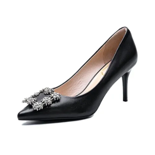 PT'SON High Heels Women's Black