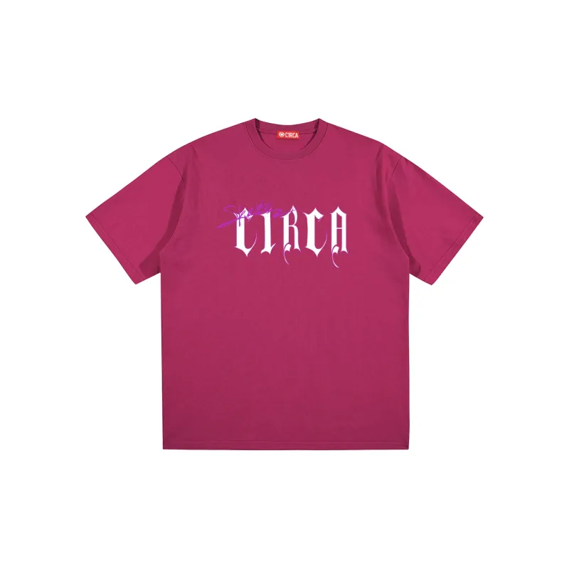 C1RCA American Gothic Letter Cross Fun Combination Logo Print T-Shirt Unisex-8